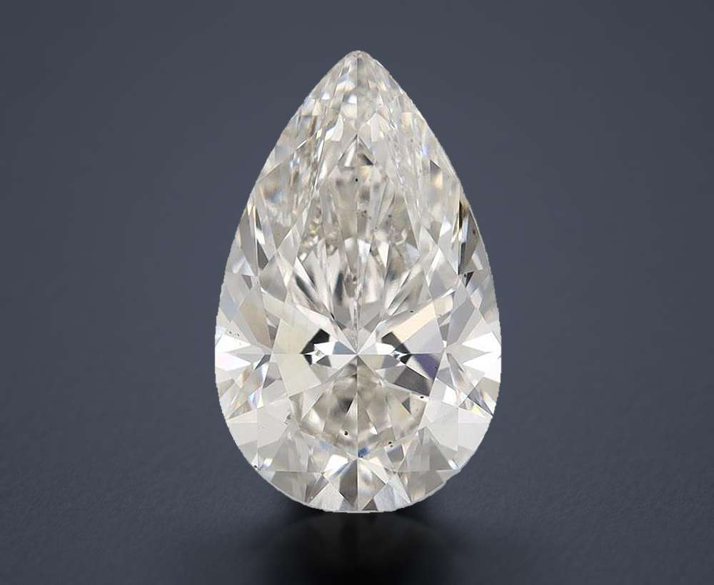 4.25 Carat Pear Lab Diamond