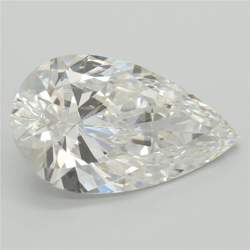 10.71ct F VVS2 Rare Carat Ideal Cut Pear Lab Grown Diamond