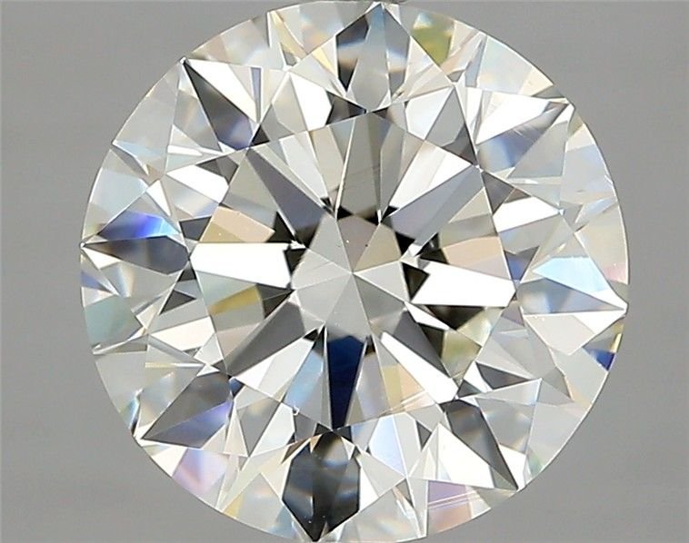 3.40ct J VS2 Rare Carat Ideal Cut Round Diamond