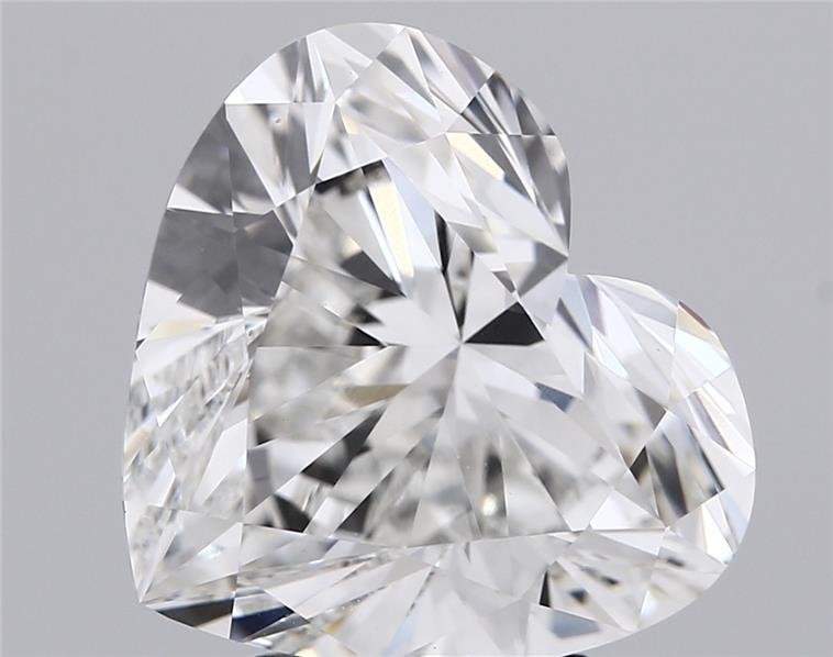 6.08ct G VVS2 Rare Carat Ideal Cut Heart Lab Grown Diamond