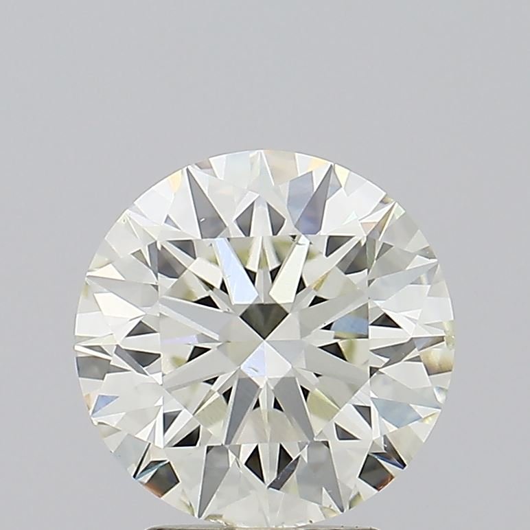 3.03ct J VS2 Rare Carat Ideal Cut Round Lab Grown Diamond