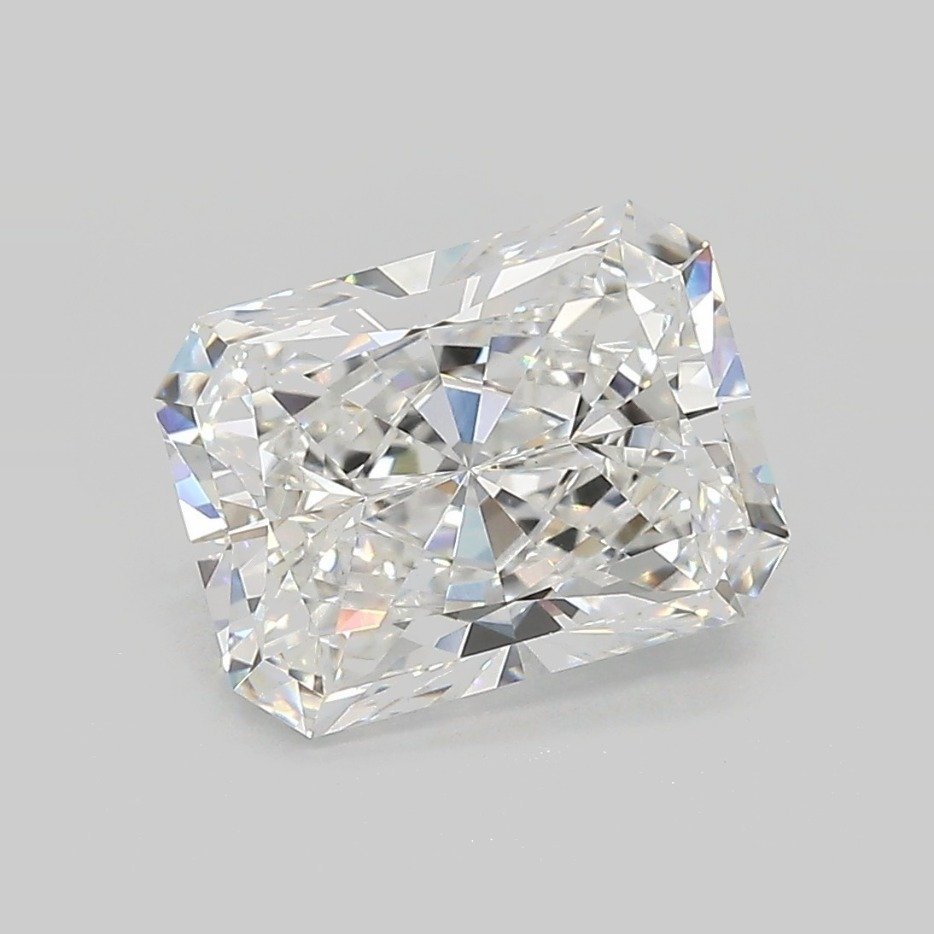 3.05ct E VS1 Rare Carat Ideal Cut Radiant Lab Grown Diamond