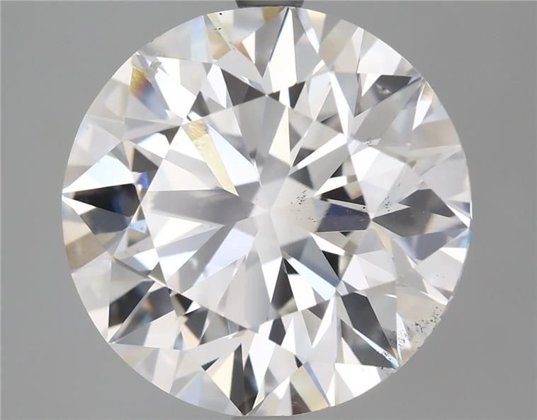 5.01ct F SI1 Excellent Cut Round Lab Grown Diamond