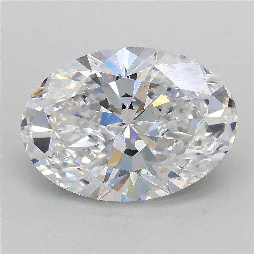 2.08ct D VS1 Rare Carat Ideal Cut Oval Lab Grown Diamond