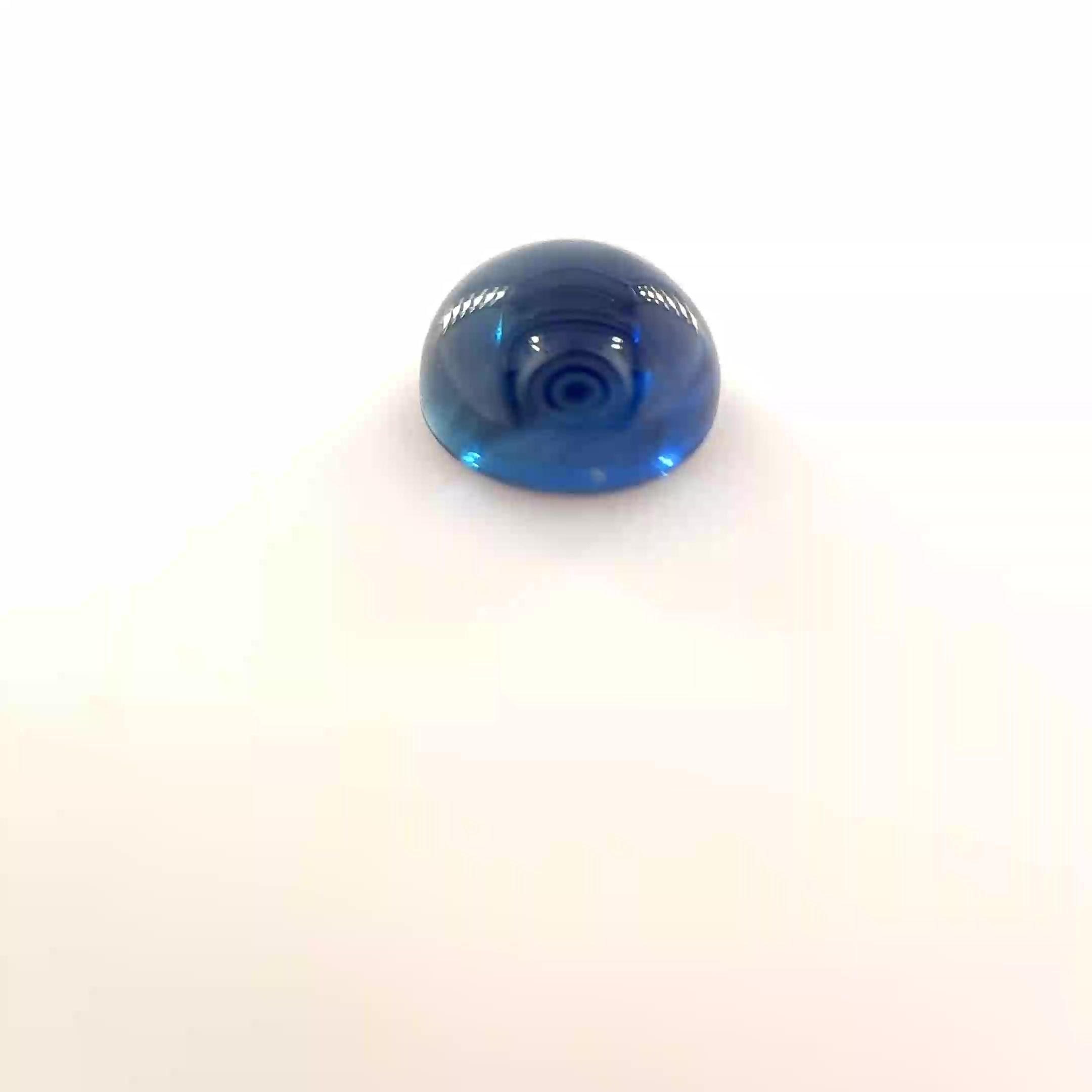 1.25 Carat Blue Round Sapphire
