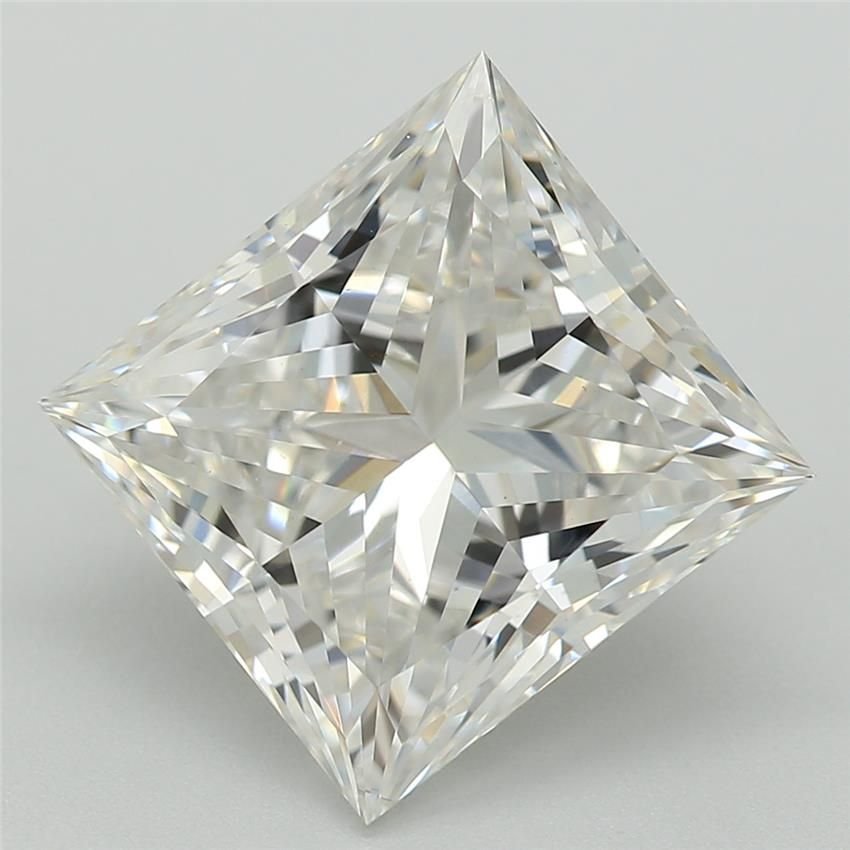 3.03ct F VS1 Rare Carat Ideal Cut Princess Lab Grown Diamond
