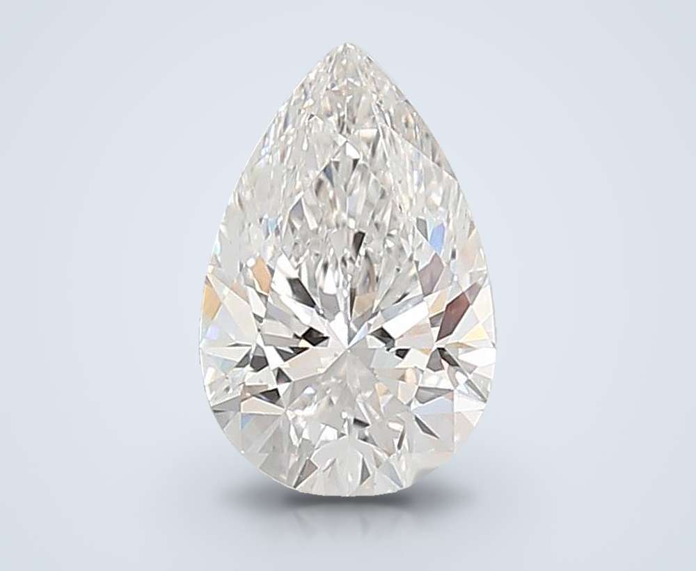 4.08 Carat Pear Lab Diamond