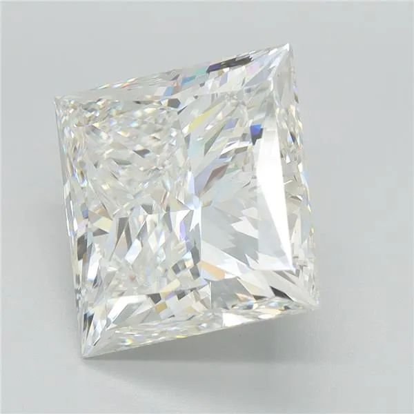 5.90ct F VS1 Rare Carat Ideal Cut Princess Lab Grown Diamond