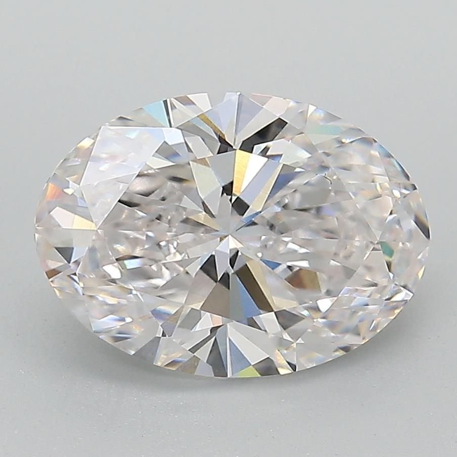 3.22ct F VVS2 Rare Carat Ideal Cut Oval Lab Grown Diamond