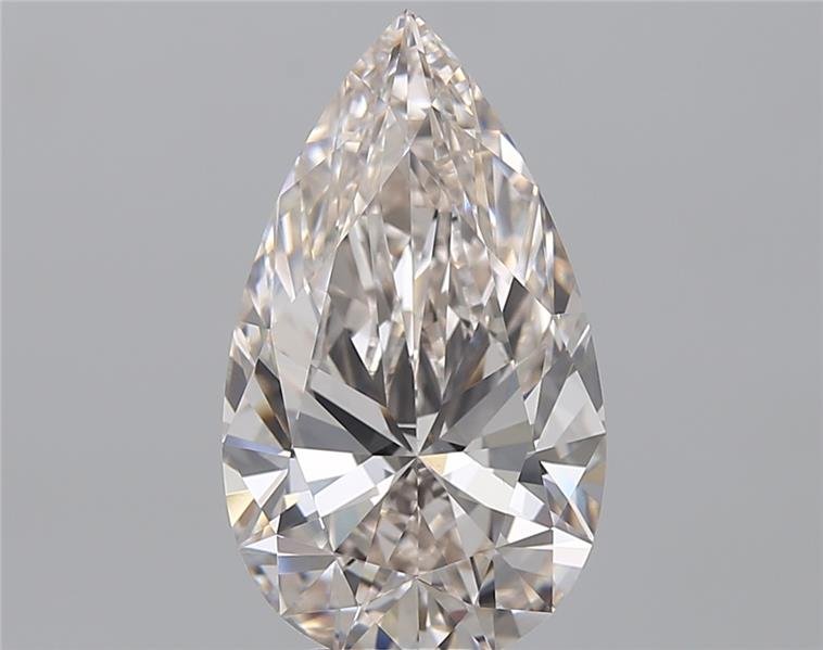 5.01ct K VS1 Rare Carat Ideal Cut Pear Diamond