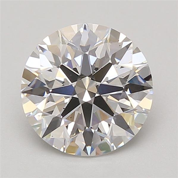 2.72ct D VS2 Rare Carat Ideal Cut Round Lab Grown Diamond