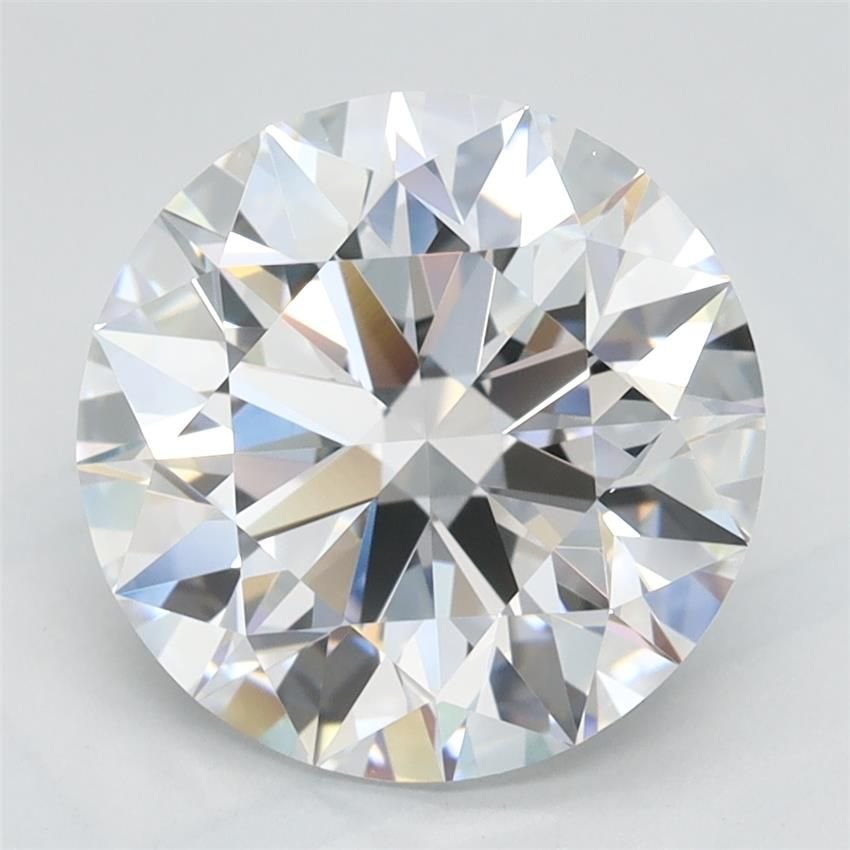 3.10ct D IF Rare Carat Ideal Cut Round Lab Grown Diamond