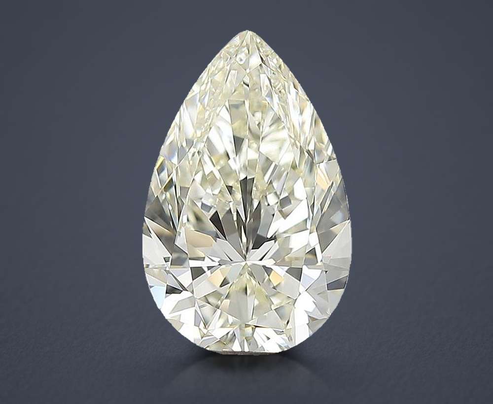 3.02 Carat Pear Natural Diamond
