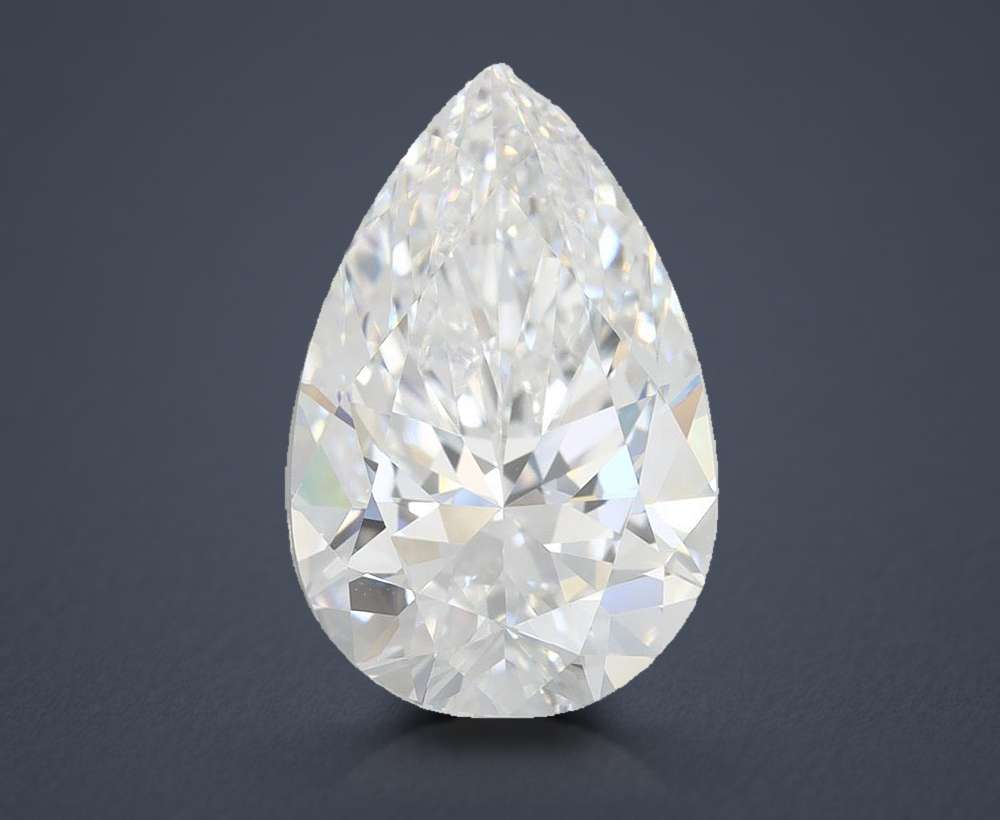 3.81 Carat Pear Lab Diamond