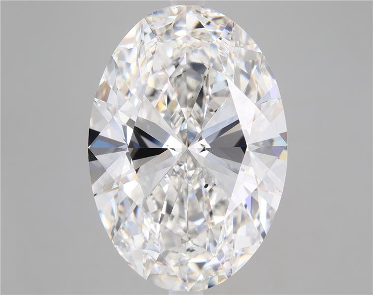 11.41ct F VS2 Rare Carat Ideal Cut Oval Lab Grown Diamond