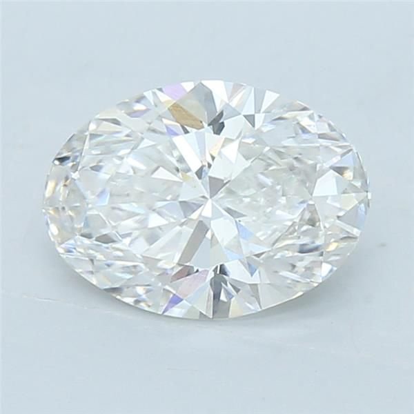 2.66ct F VS1 Rare Carat Ideal Cut Oval Lab Grown Diamond