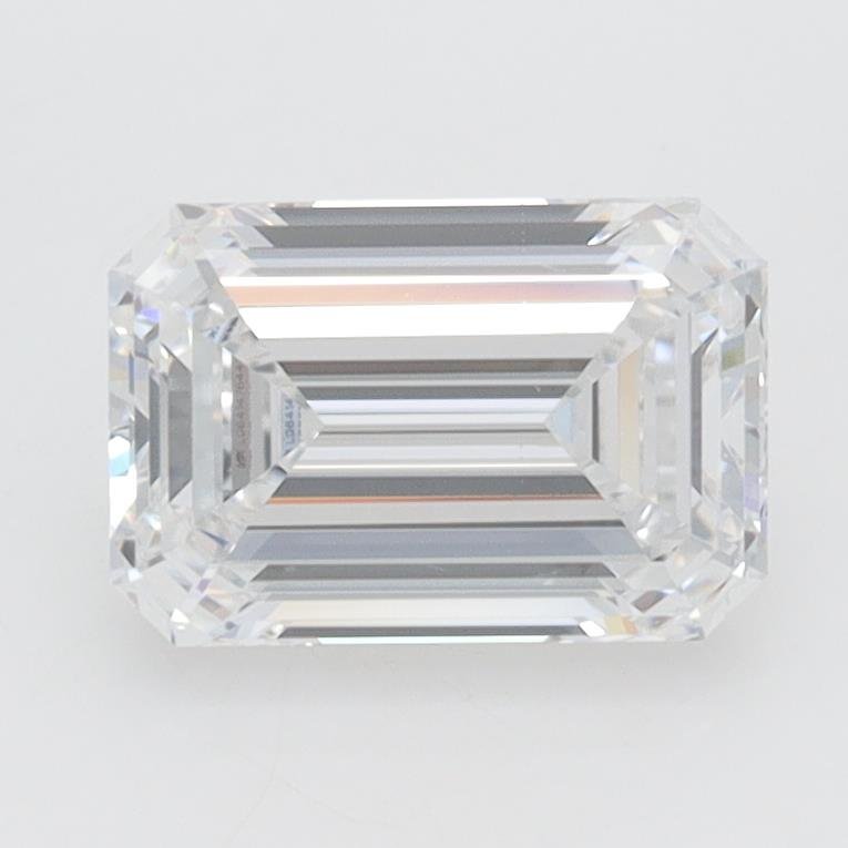 1.00ct D VS2 Rare Carat Ideal Cut Emerald Lab Grown Diamond
