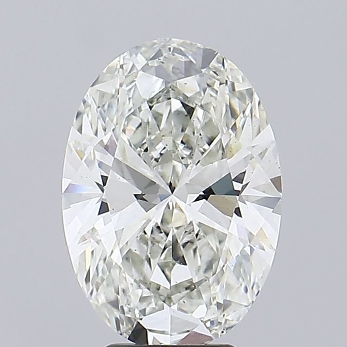 5.24ct I VS2 Rare Carat Ideal Cut Oval Lab Grown Diamond