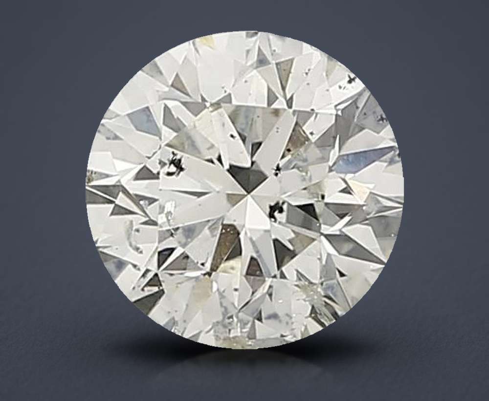 0.90 Carat Round Natural Diamond