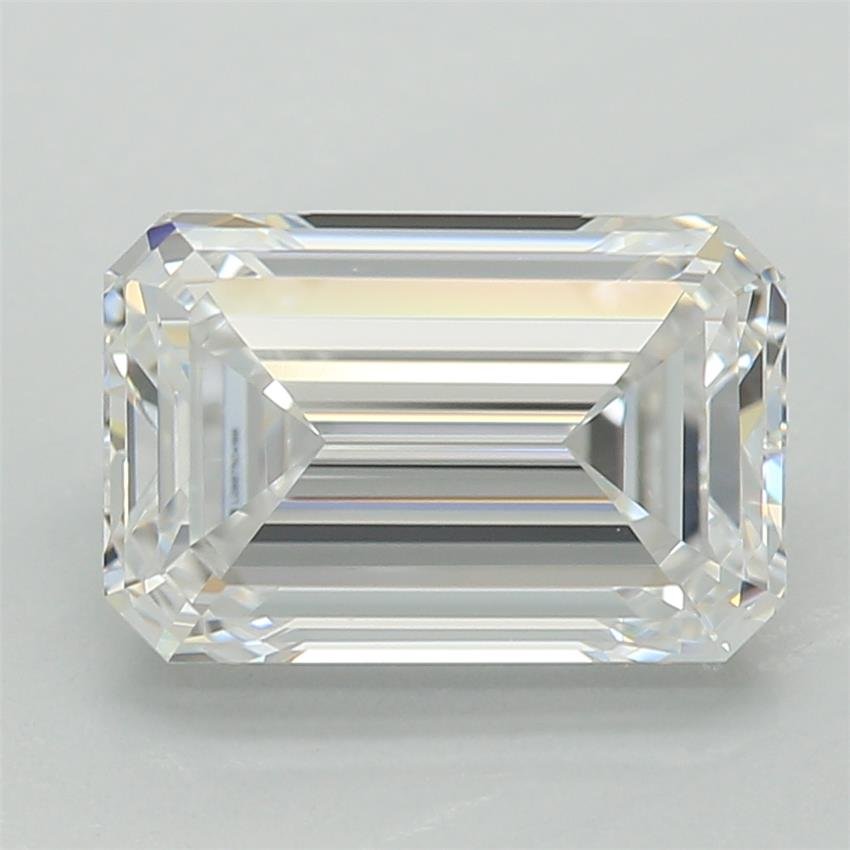 1.50ct D VS2 Excellent Cut Emerald Lab Grown Diamond