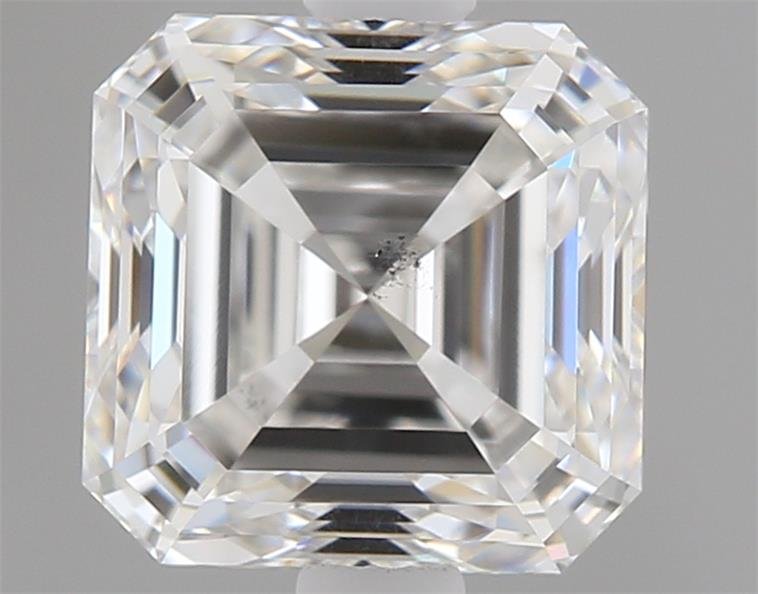 0.97ct G SI1 Rare Carat Ideal Cut Asscher Diamond