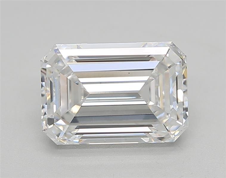 2.10ct E VS2 Rare Carat Ideal Cut Emerald Lab Grown Diamond