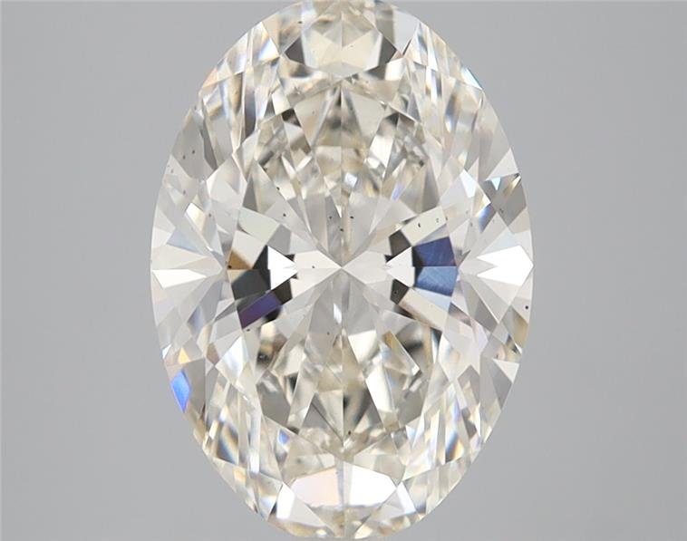 2.74ct I VS2 Rare Carat Ideal Cut Oval Lab Grown Diamond