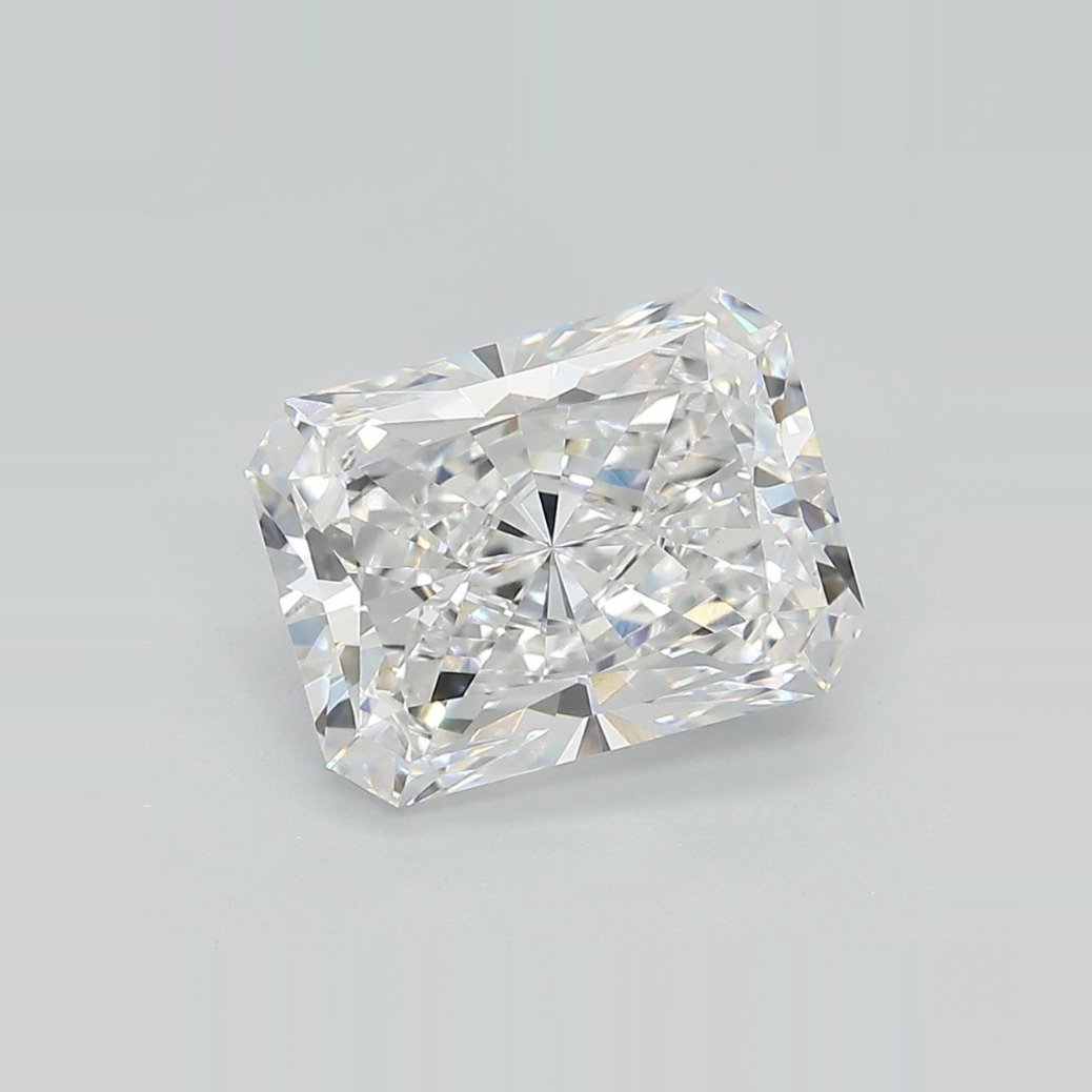 3.67ct D VS1 Rare Carat Ideal Cut Radiant Lab Grown Diamond