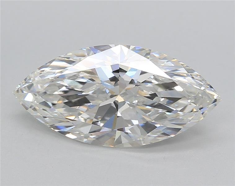 3.00ct F VVS2 Rare Carat Ideal Cut Marquise Lab Grown Diamond