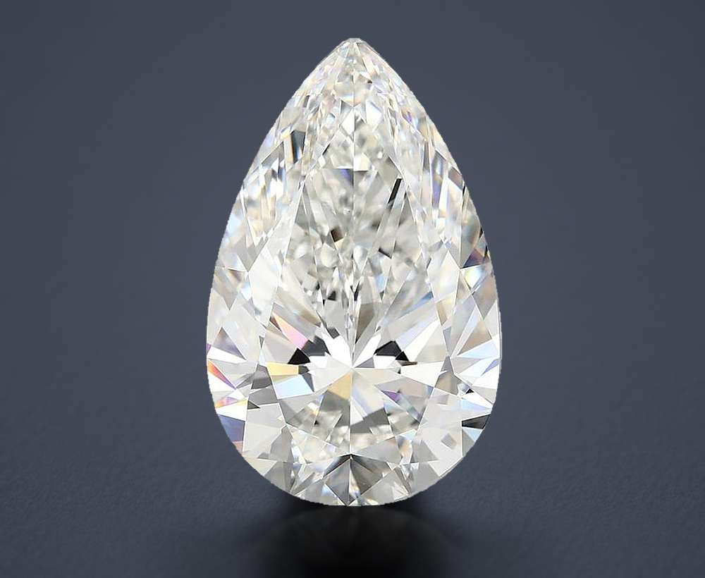 6.01 Carat Pear Lab Diamond