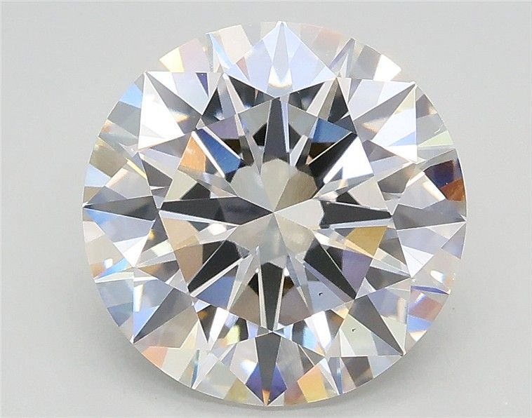 3.03ct F VS1 Rare Carat Ideal Cut Round Lab Grown Diamond