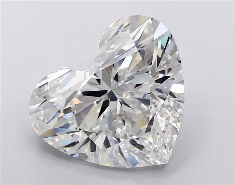 12.10ct F VS1 Rare Carat Ideal Cut Heart Lab Grown Diamond