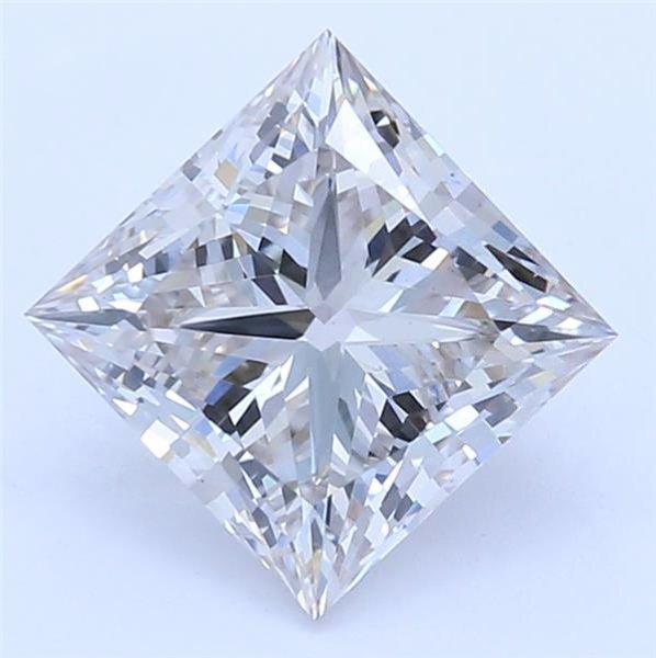 0.86ct H VS1 Rare Carat Ideal Cut Princess Lab Grown Diamond