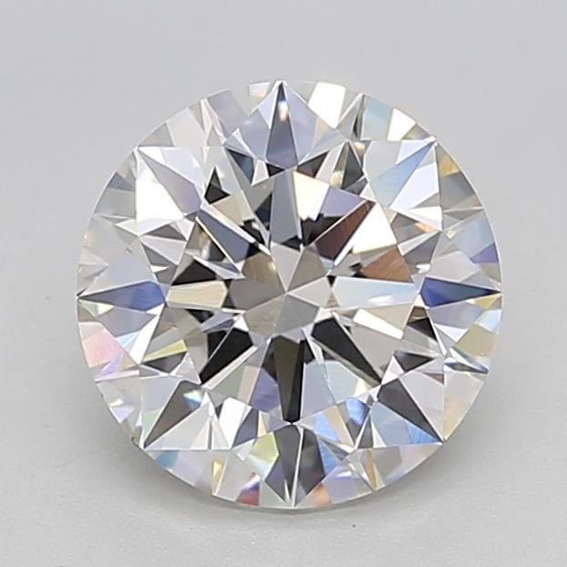 2.52ct G VVS2 Rare Carat Ideal Cut Round Lab Grown Diamond
