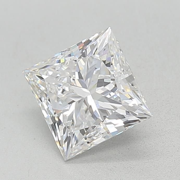 1.51ct E SI1 Rare Carat Ideal Cut Princess Lab Grown Diamond