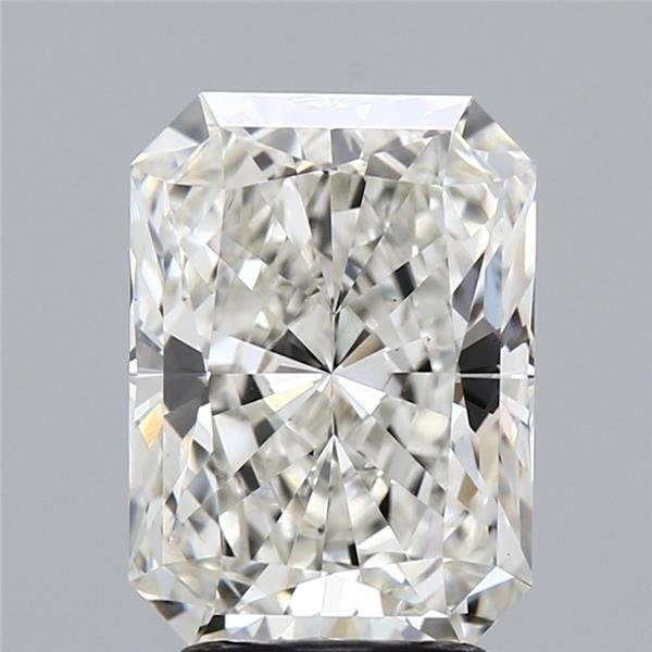 3.28ct H VS1 Rare Carat Ideal Cut Radiant Lab Grown Diamond