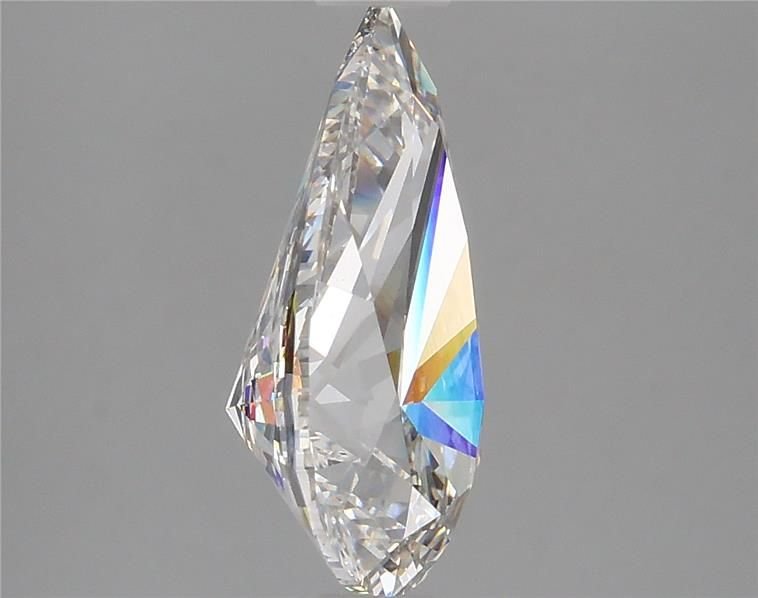 2.96ct H VS2 Rare Carat Ideal Cut Pear Lab Grown Diamond