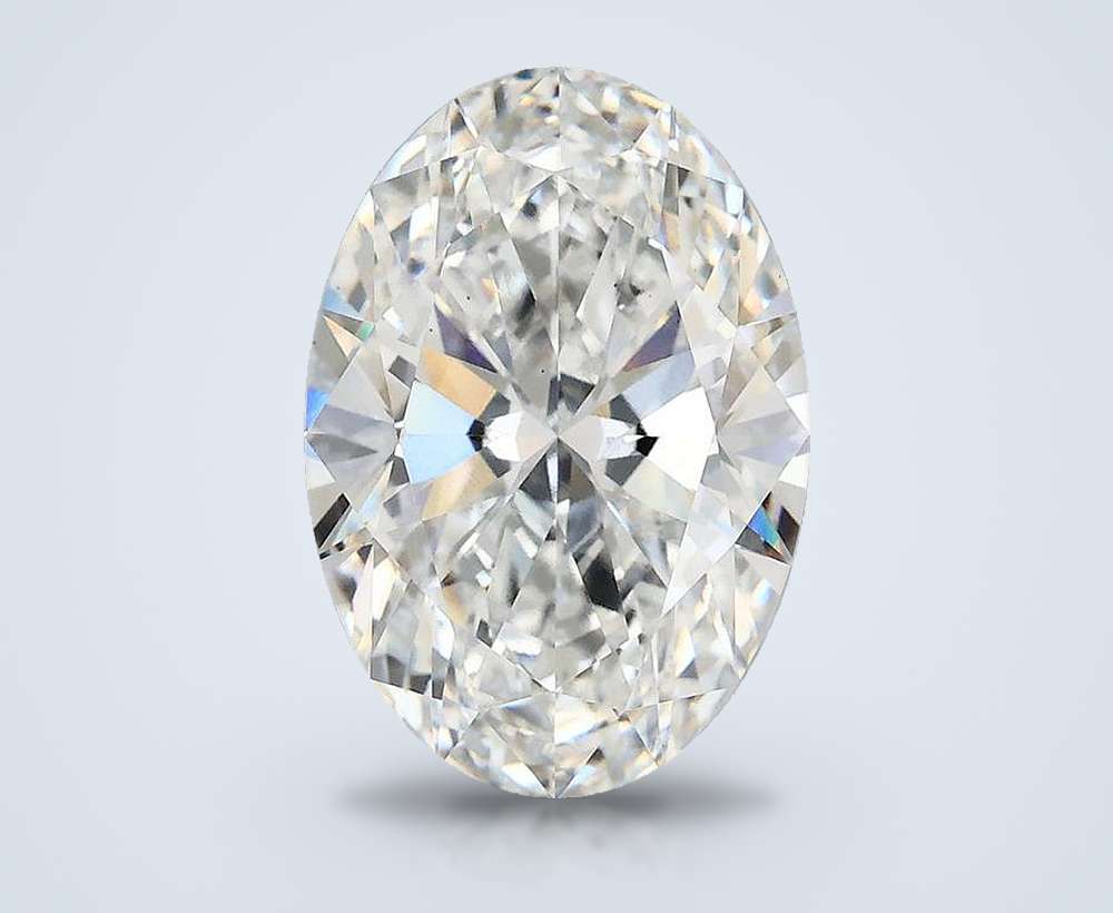 3.84 Carat Oval Lab Diamond