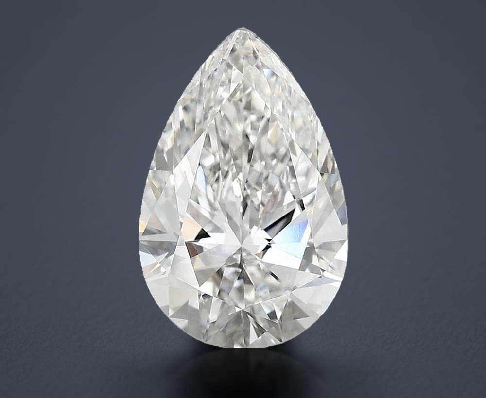 3.00 Carat Pear Lab Diamond