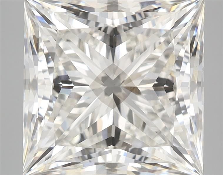 6.14ct G VS2 Rare Carat Ideal Cut Princess Lab Grown Diamond