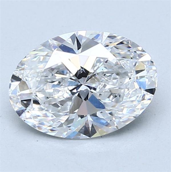 1.50ct D VS2 Rare Carat Ideal Cut Oval Lab Grown Diamond