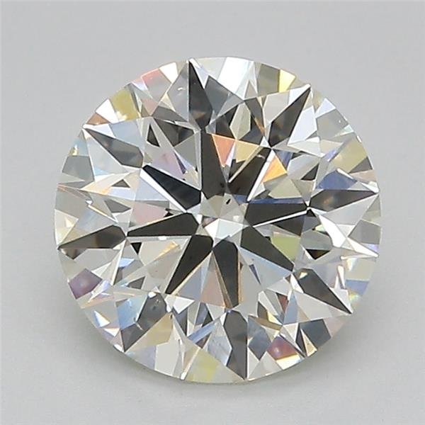 2.19ct J VS2 Rare Carat Ideal Cut Round Lab Grown Diamond