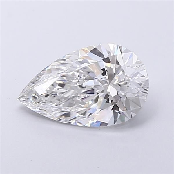 1.53ct F VS2 Rare Carat Ideal Cut Pear Lab Grown Diamond