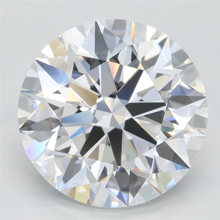 4.36ct D FL Rare Carat Ideal Cut Round Lab Grown Diamond
