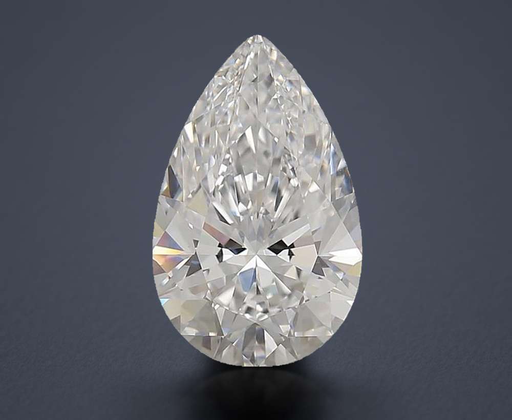 2.77 Carat Pear Lab Diamond