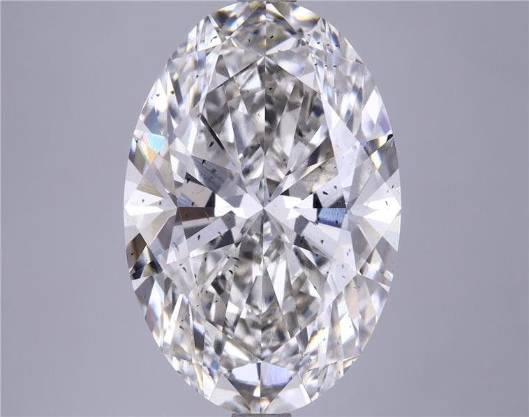 5.25ct H SI1 Rare Carat Ideal Cut Oval Lab Grown Diamond