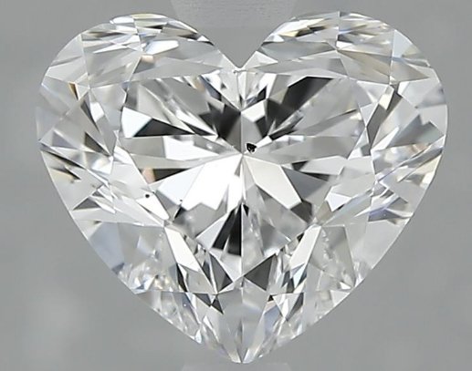 1.71 Carat Heart Natural Diamond