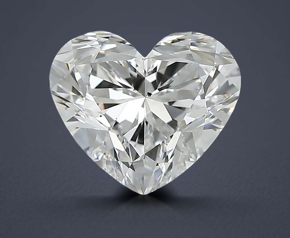 1.71 Carat Heart Natural Diamond