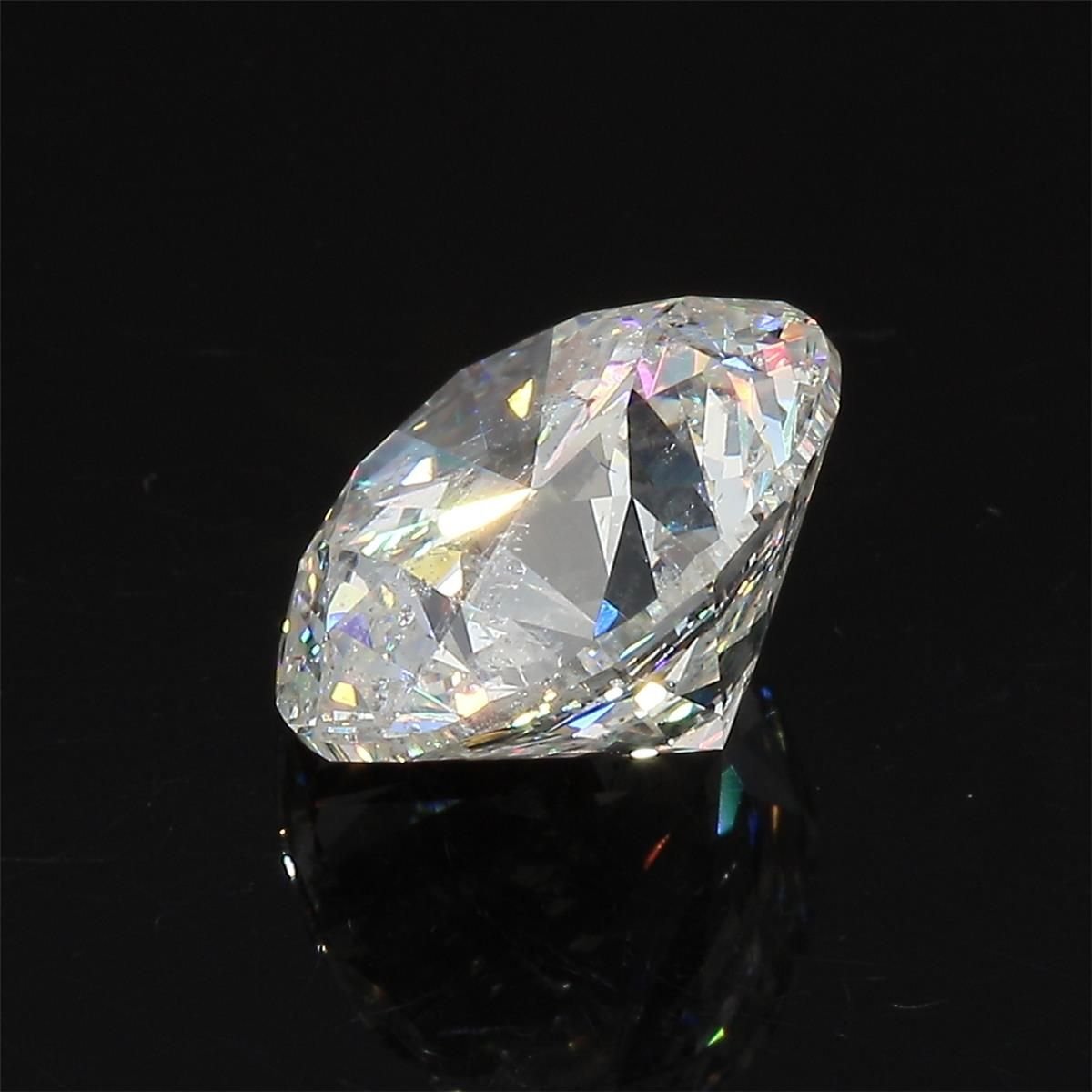 5.05ct H SI2 Very Good Cut Round Diamond