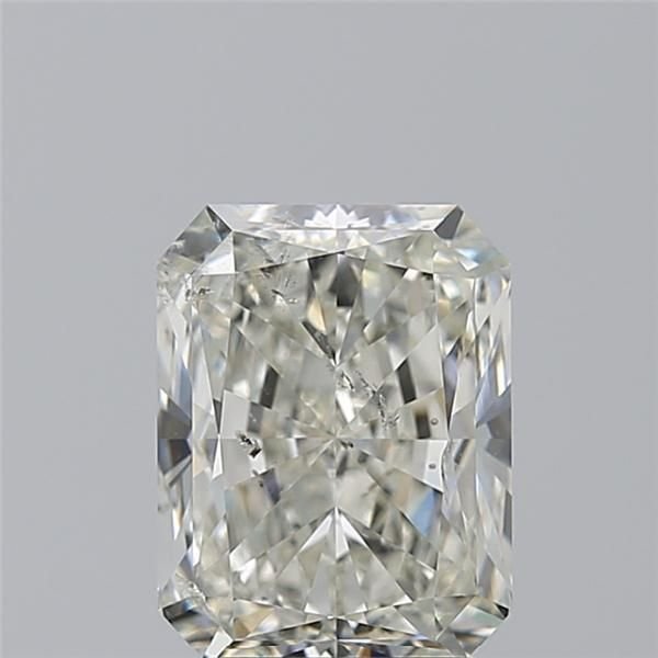 3.71ct K SI2 Rare Carat Ideal Cut Radiant Diamond